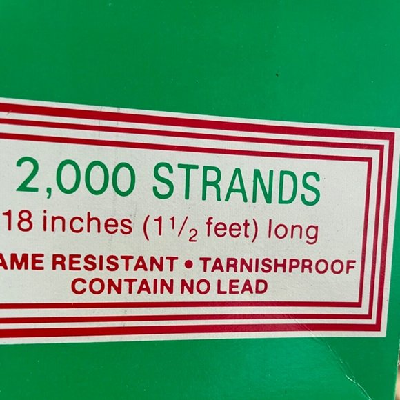 Vintage Icicles Lot of 2 Boxes Pyramid 2000 Strand & Brite Star 1000 Strand New - Picture 7 of 9